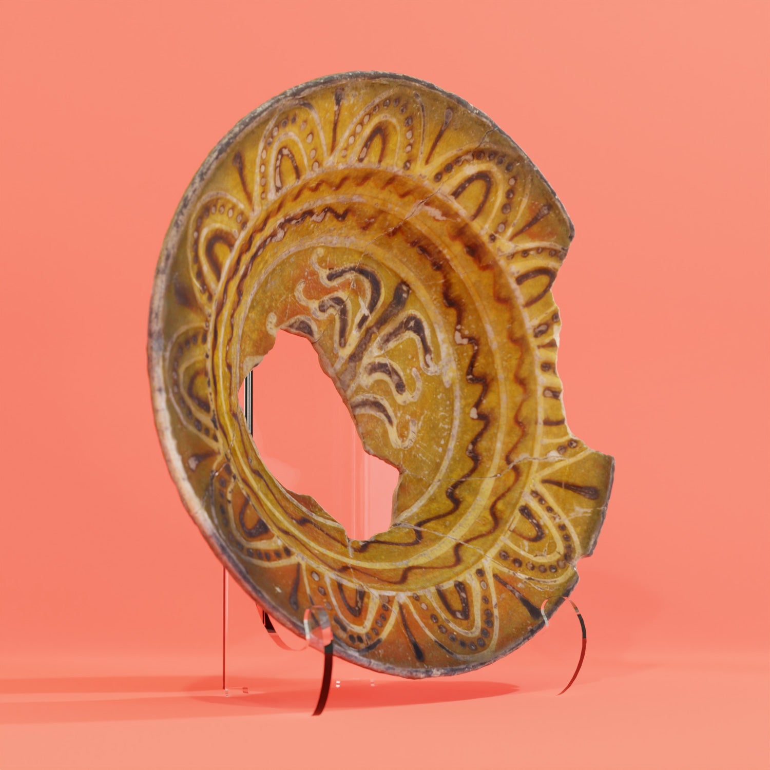 Présentoir Plexiglas pour Assiette & Plats Creux