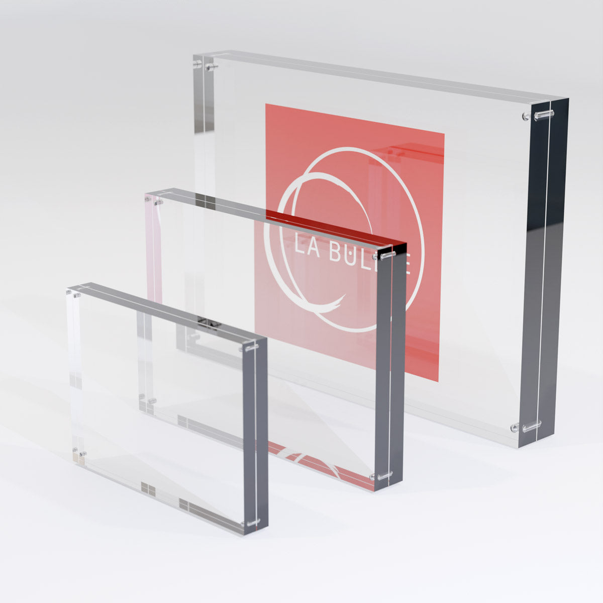 Cadre photo plexiglas à fermeture magnétique