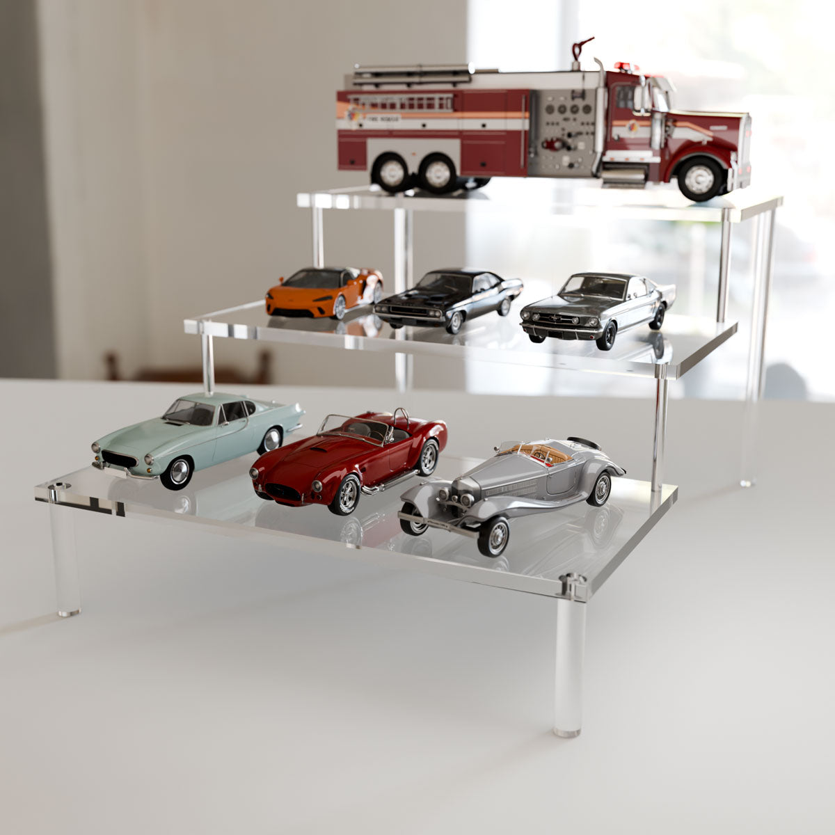 Escalier de Présentation en Plexiglas