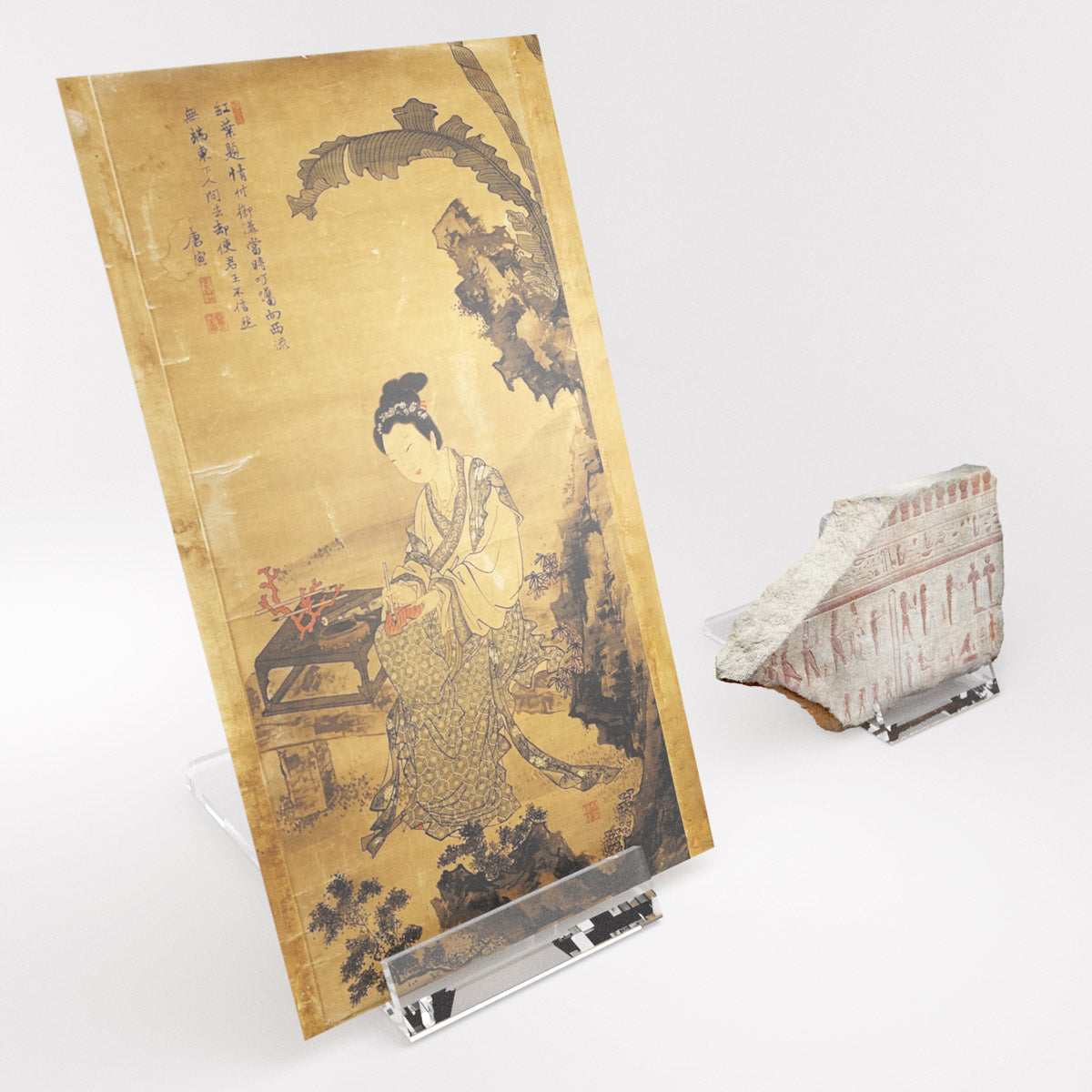 Présentoir en Plexiglas coulissant