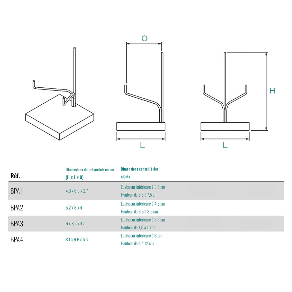 Ausstellungsständer aus Plexiglas und Messing