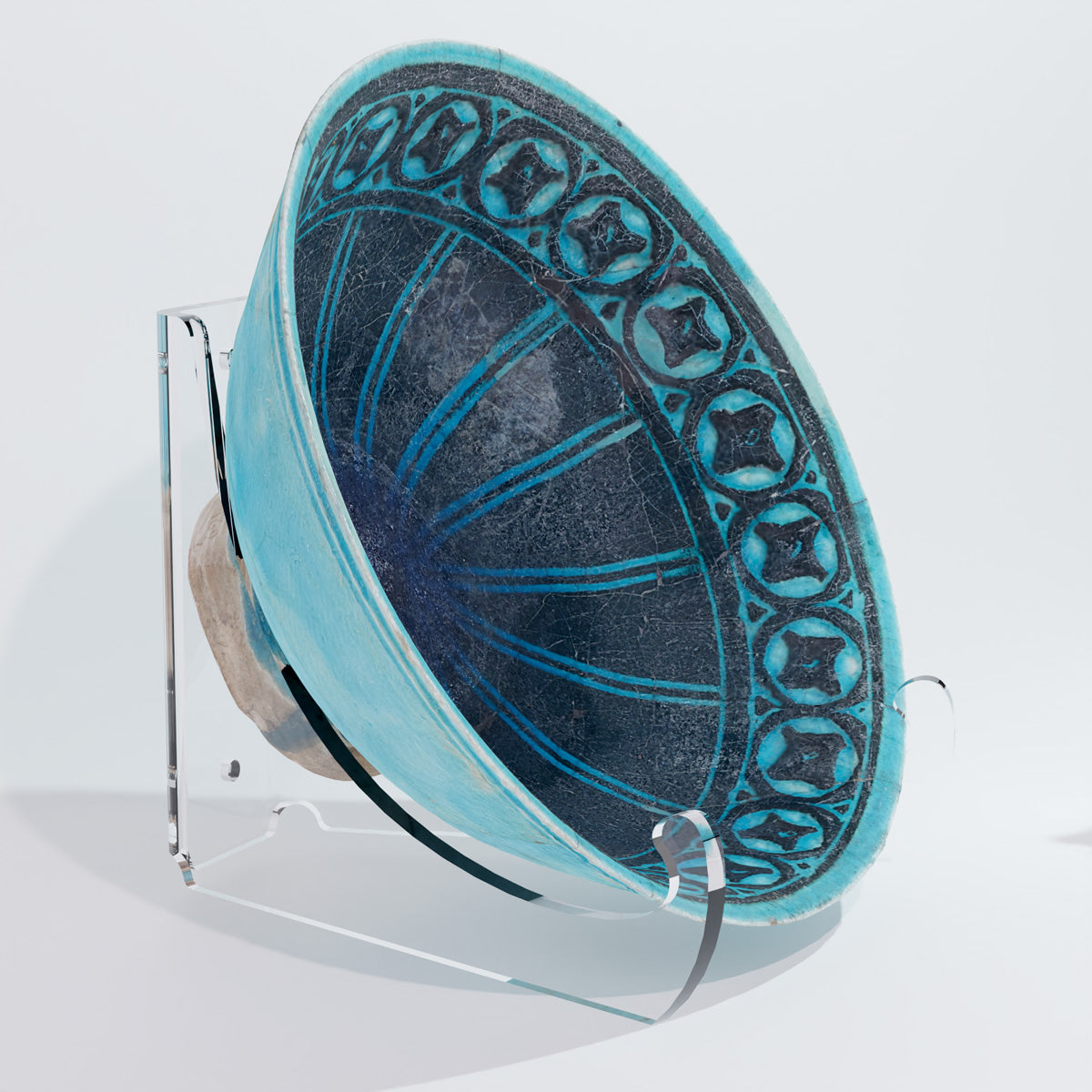 Présentoir Plexiglas pour Plats & Céramiques - Présentation inclinée