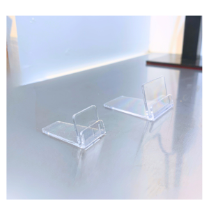 Porte étiquettes en plexiglas - lot de 20 pièces