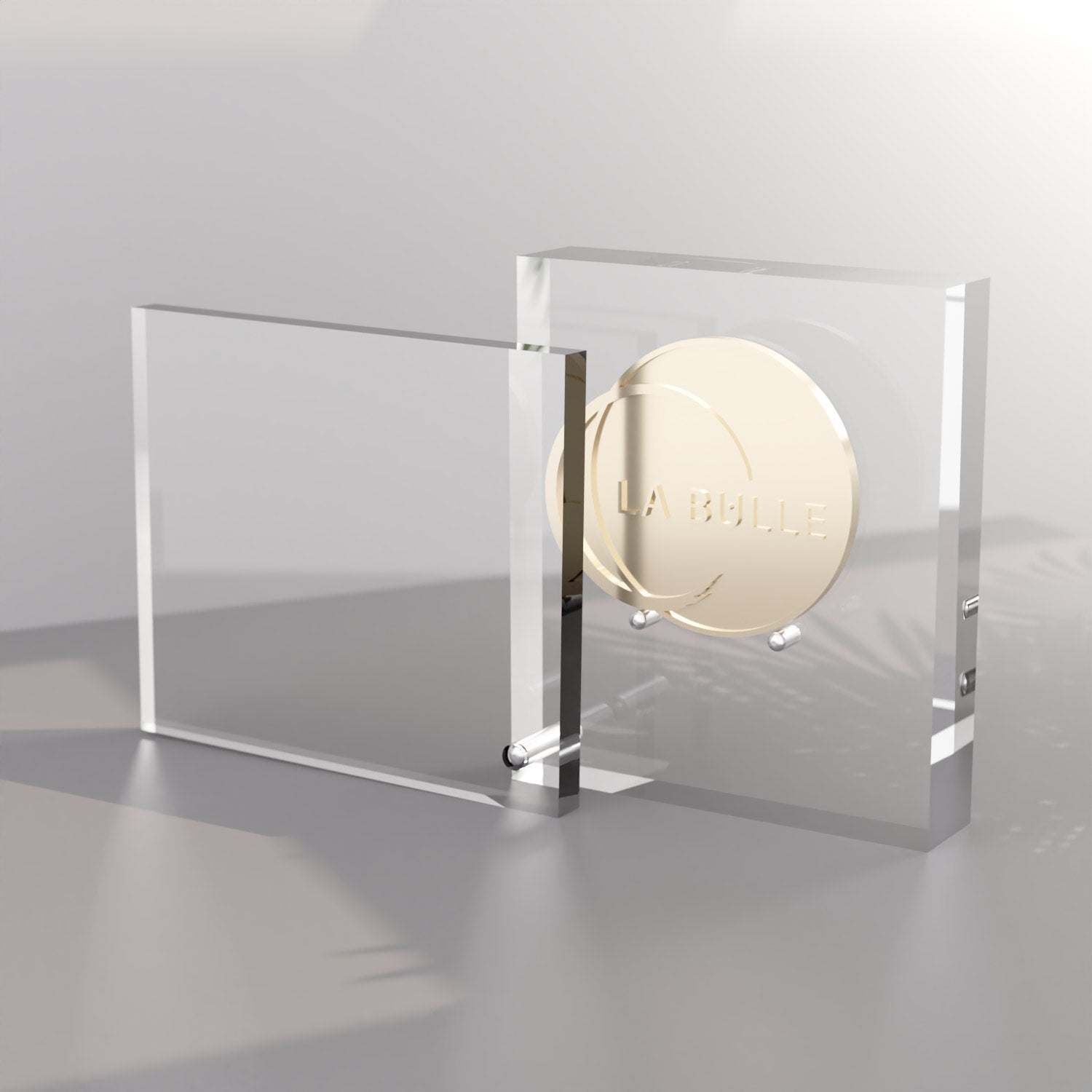 Plexiglas display for 2 to 3 cm coins