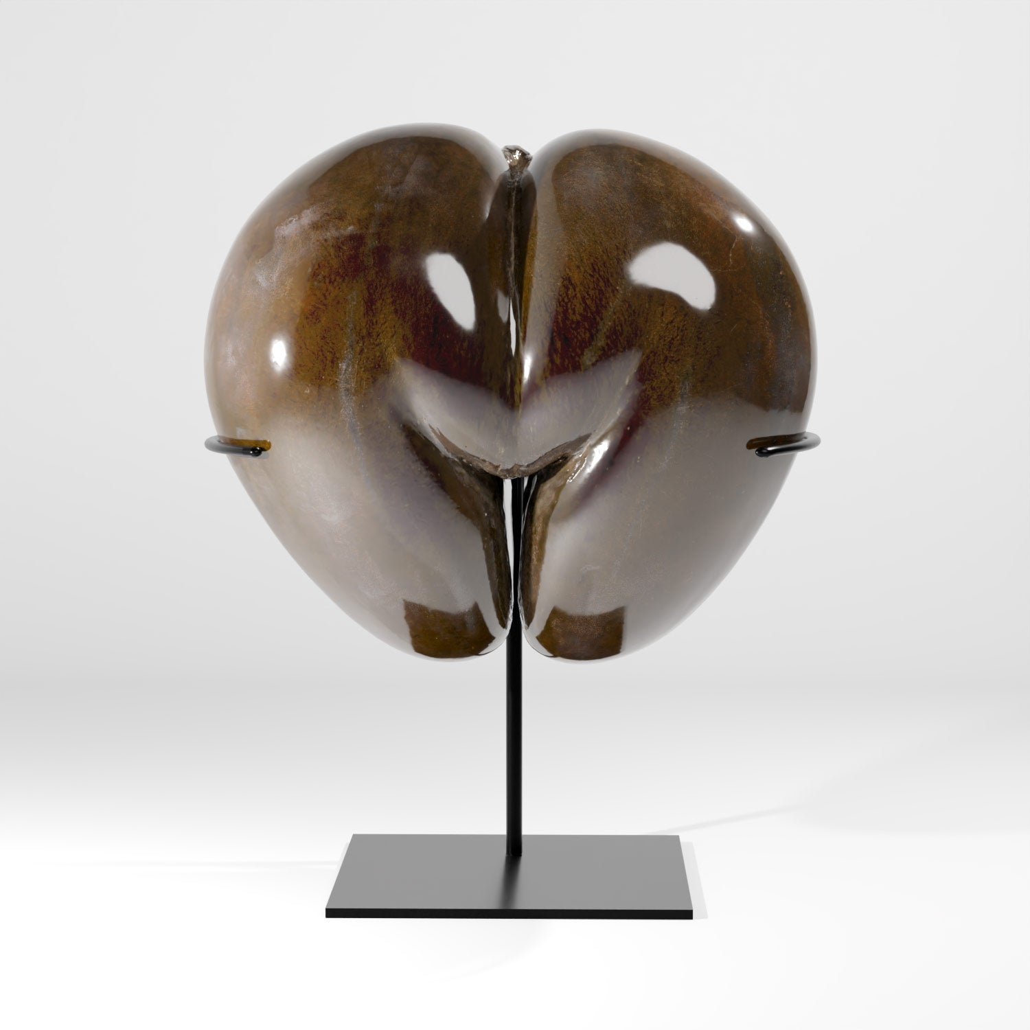 Steel display stand for Coco de mer