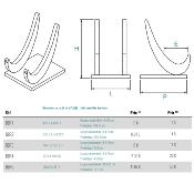 Présentoir plexiglas objets ronds - BER1