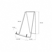 Présentoir en plexiglas  livre fermé -SGN2