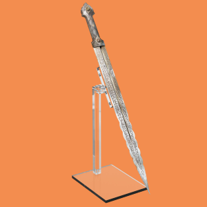 Prsentoir plexiglas articul et aimant pour couteaux 