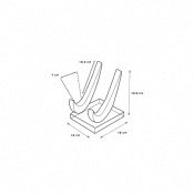 Présentoir plexiglas  objets ronds - BER5