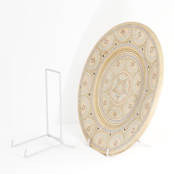 Prsentoir en Acier pour Assiette & Plats 