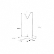 Présentoir Plexiglas pour Couteaux & Lames V2- Hauteur 12 cm 