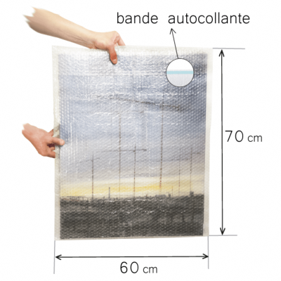 12 POCHETTES BULLES - 60x70 cm 