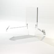 Présentoir plexiglas - Support plexiglas assiettes 