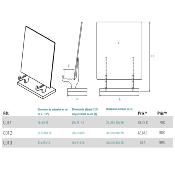 Présentoir plexiglas tableaux & livres - CDT1