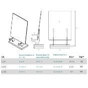 Présentoir plexiglas tableaux et livres - CDT3