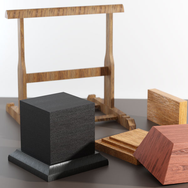 PRESENTOIR EN BOIS 
