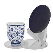 Présentoir en plexiglas  pour Soucoupe & Tasse 