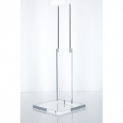 Présentoir Plexiglas pour Masque  - Hauteur du masque 20 & 38 cm 