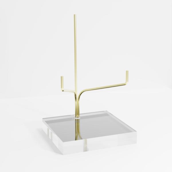 Présentoir Plexiglas & Laiton - BPA2