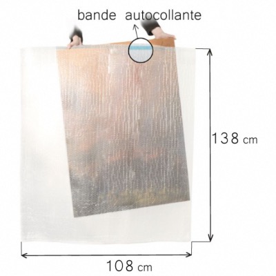 5 POCHETTES BULLE - 108x138 cm 