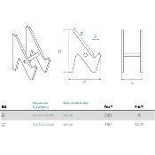 Lot de 6 - Présentoir en plexiglas objets de petites tailles