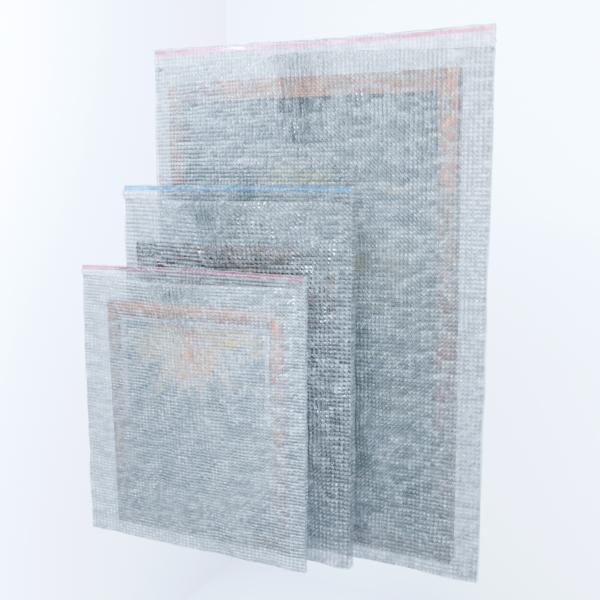 5 POCHETTES BULLES - 114x114 cm 