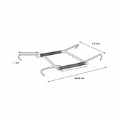 Accroche murale assiette T4 - diamètre 25 à 36 cm