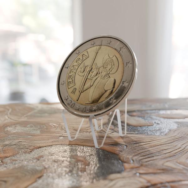 Prsentoir plexiglas  pour mdaille & monnaie 