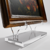 Présentoir plexiglas tableaux & livres - CDT1