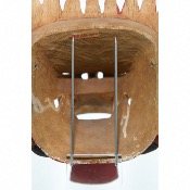 Présentoir Plexiglas pour Masque  - Hauteur du masque 20 & 38 cm 