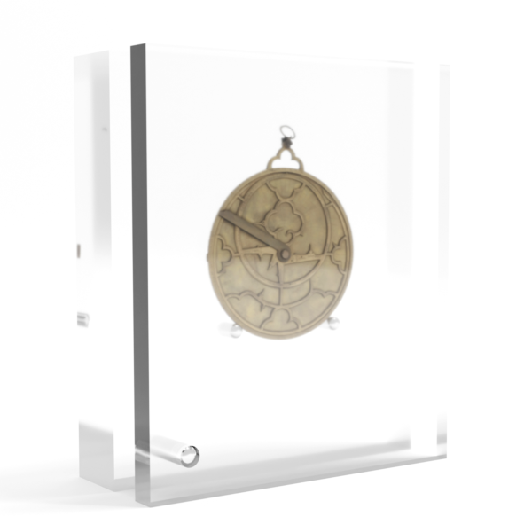 Présentoir plexiglas médailles/monnaie - Diamètre de la pièce de 8 à 9 cm 