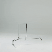 Présentoir plexiglas - Support plexiglas assiettes 