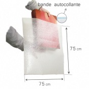 10 POCHETTES BULLE - 75x75 cm 