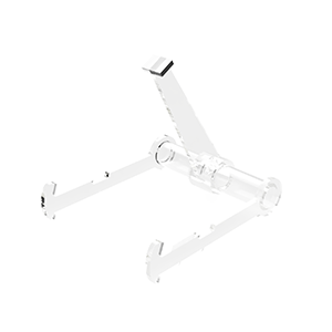 Présentoir plexiglas inclinaison réglable pour assiettes - T3