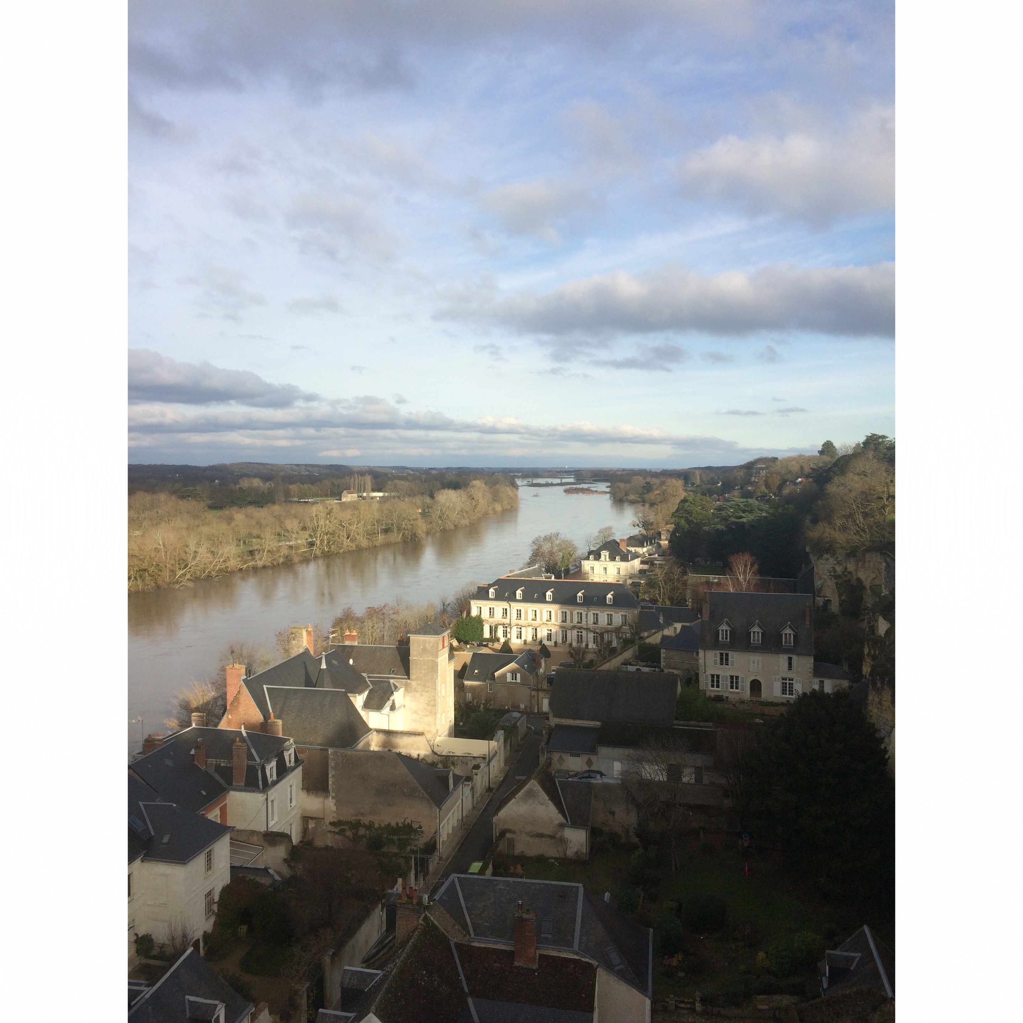 vue sur Loire de château d'Amboise