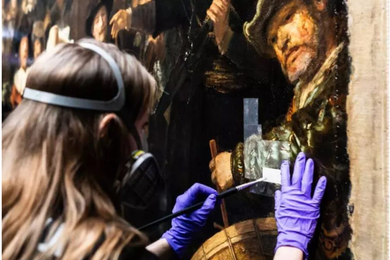 restauration de la ronde de nuit 