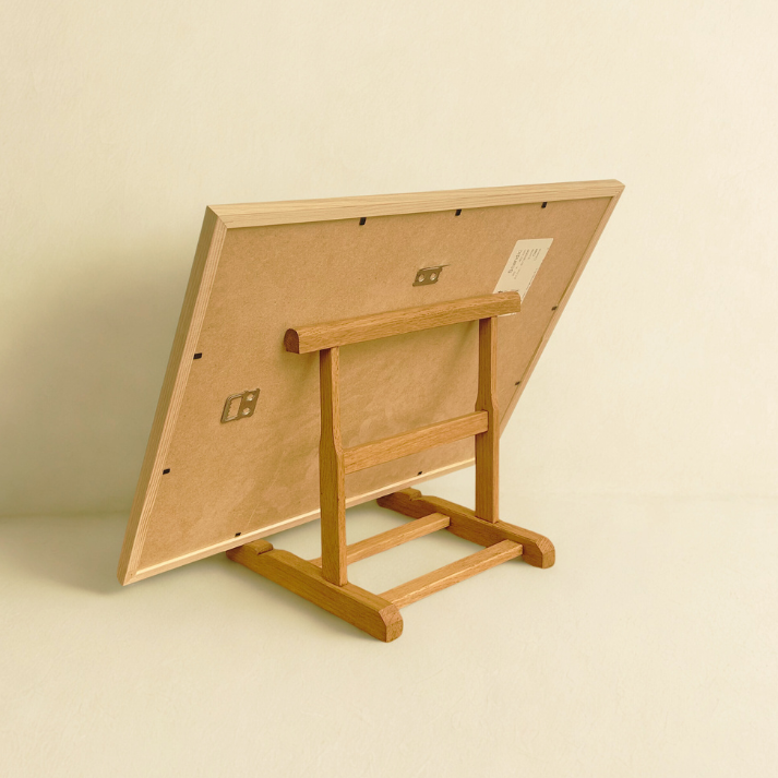 Présentoir en Bois pour Tableaux & Livres