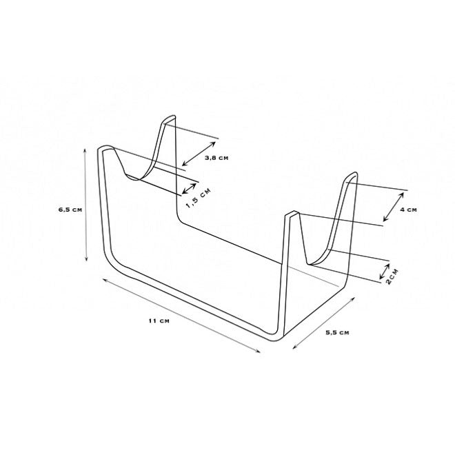 Plexiglas display case for collectible weapons - AMO1 