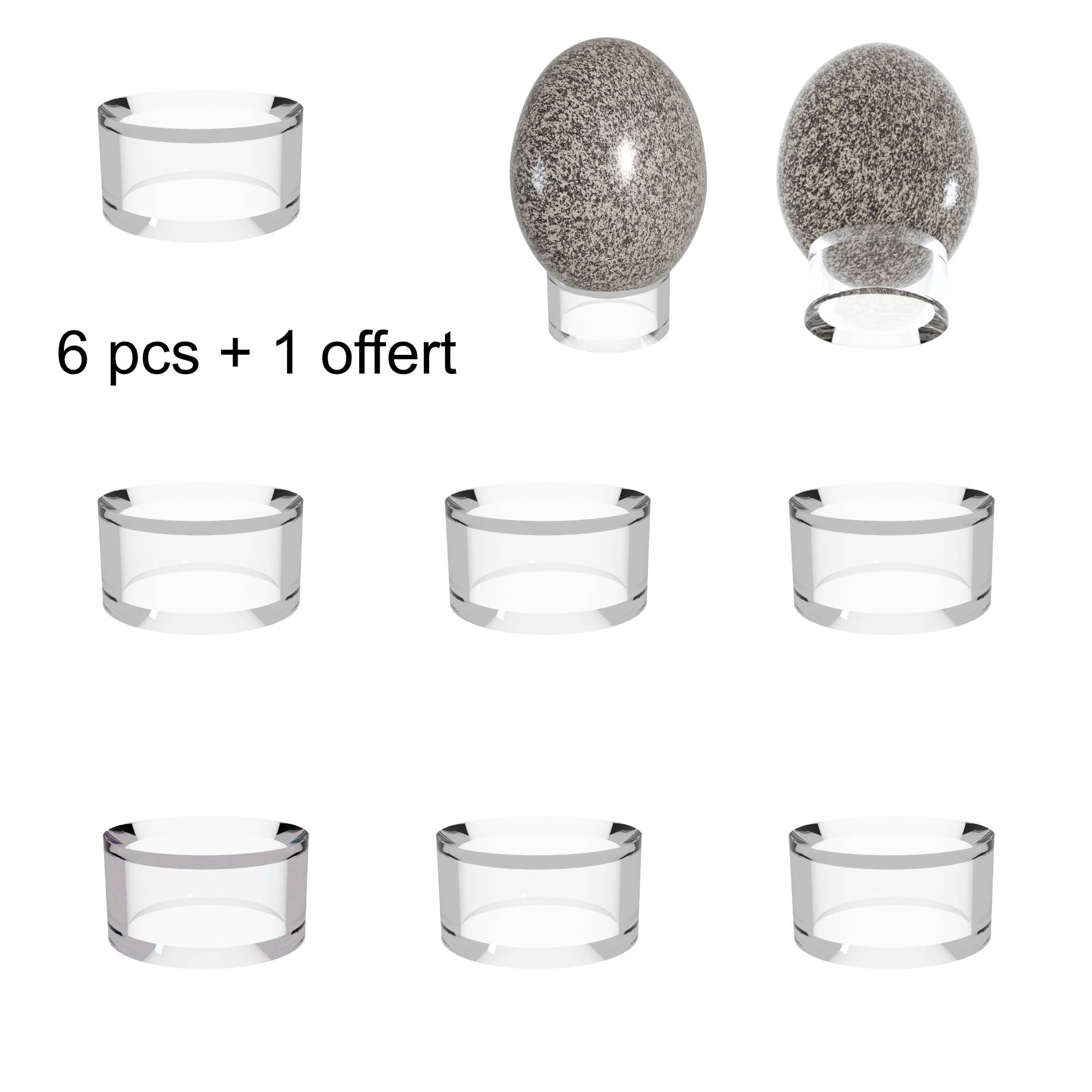 Présentoir oeuf & objet rond
