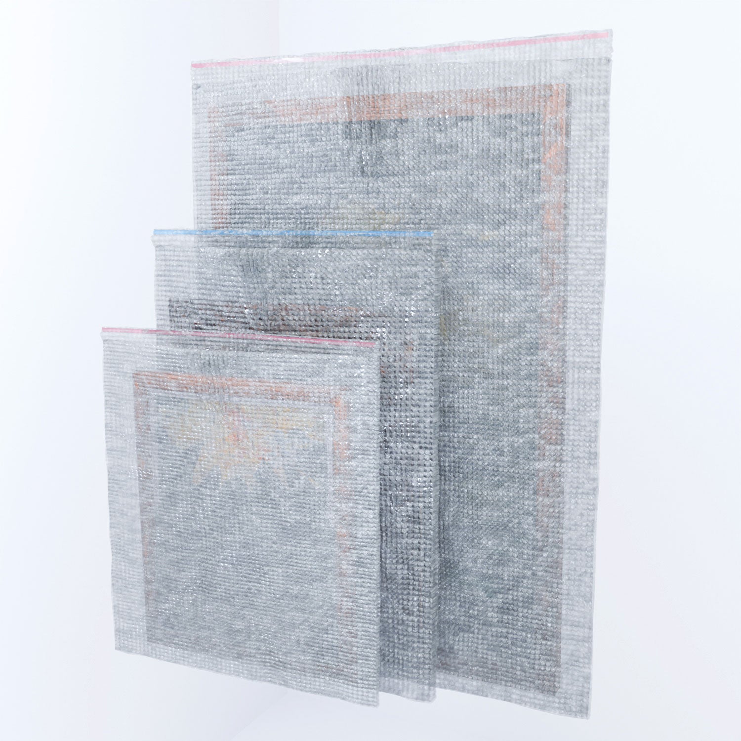 25 POCHETTES BULLES - 33x33 cm