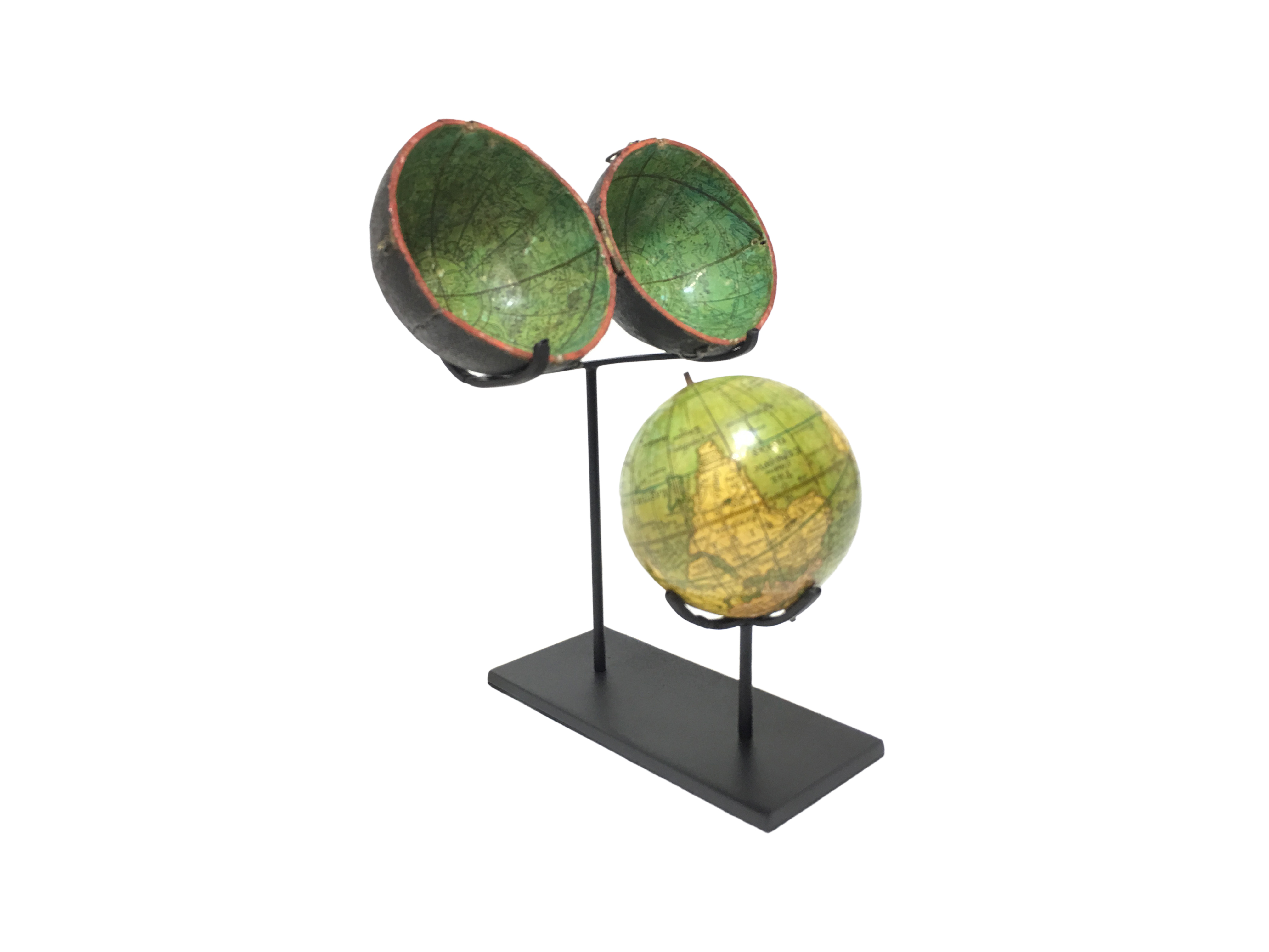 socle en acier pour globe de poche 