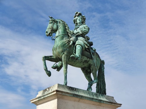 statue questre en bronze 