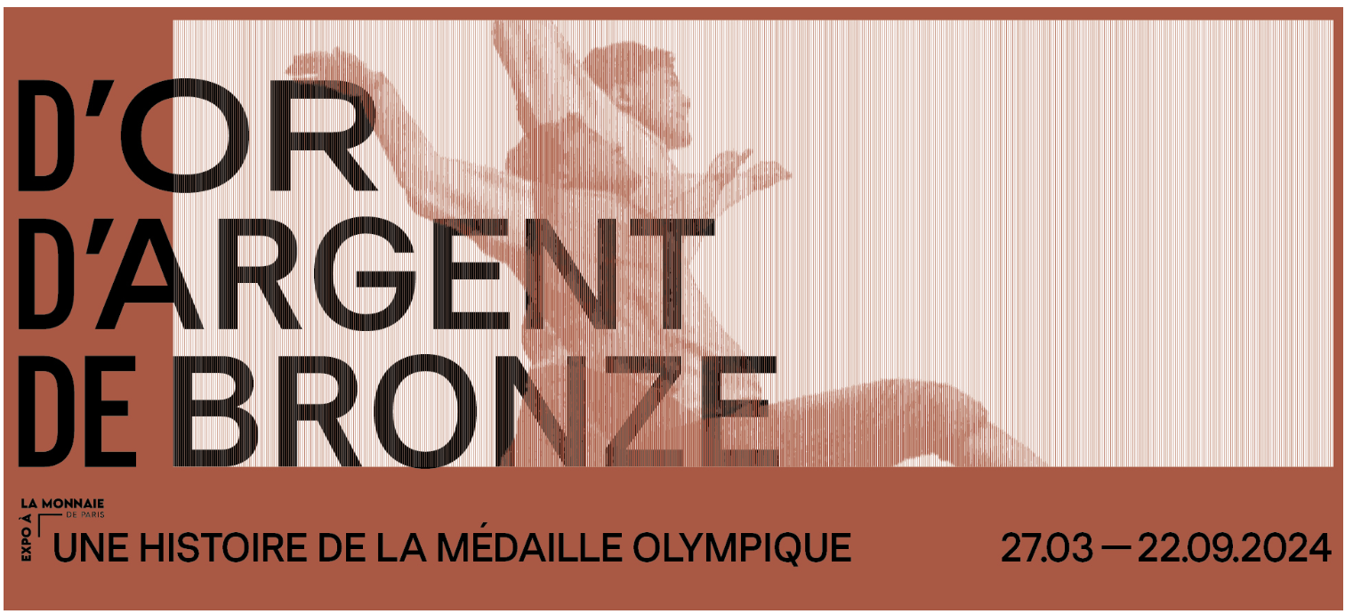 affiche de l'exposition d'or d'argent de bronze monnaie de paris
