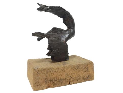 socle en bois brut pour danseuse 