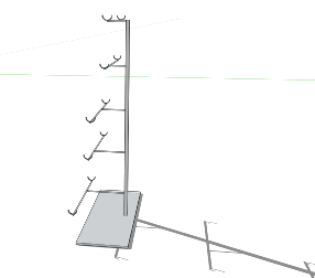 plan 3D pour projet de soclage 